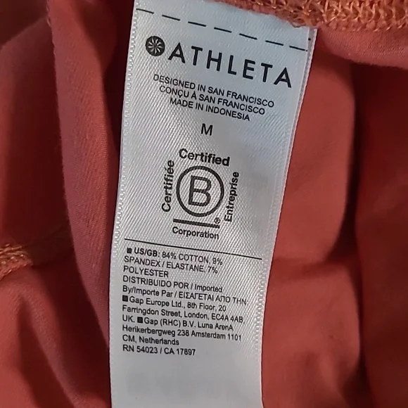 Athleta Pink Muscle Tee Soft Drape Crew Neck used good condition. - Picture 6 of 10